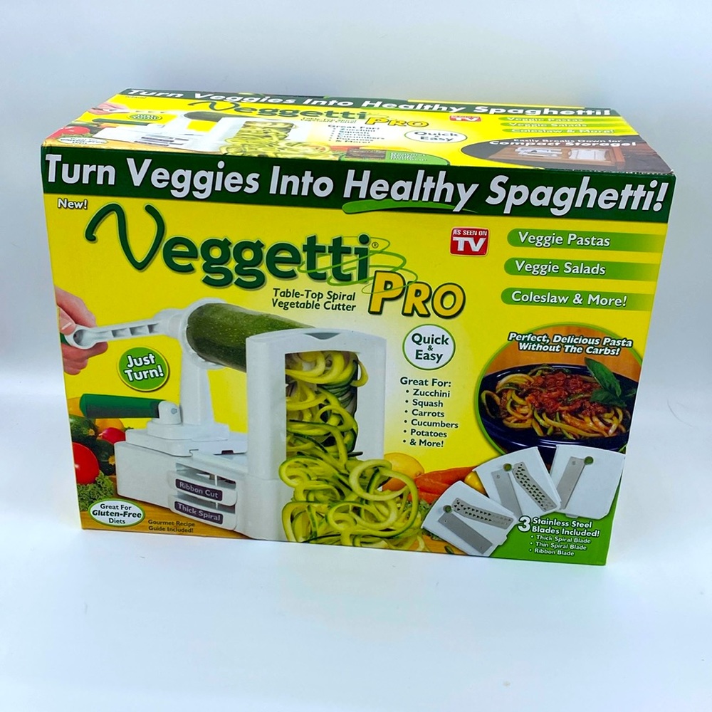 Veggetti Pro Table Top Spiral Vegetable Cutter